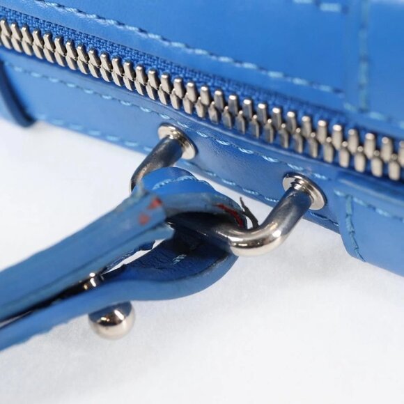 LOUIS VUITTON Monogram Clouds Soft Trunk Wallet Bag Blue M45432 LV Auth 135581A - Picture 10 of 16